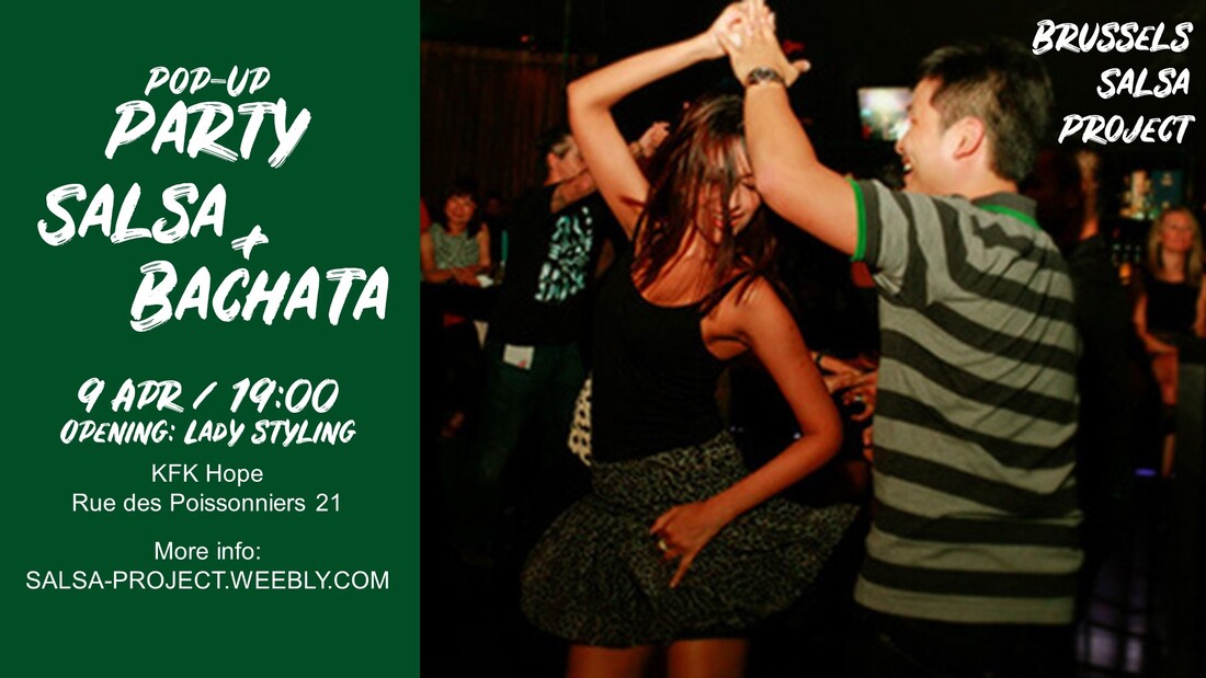 salsa bachata party soirée fête brussels bruxelles beginner improver intermediate débutants initié intermédiaire cours class dance danse social latin music musique nightlife lady styling