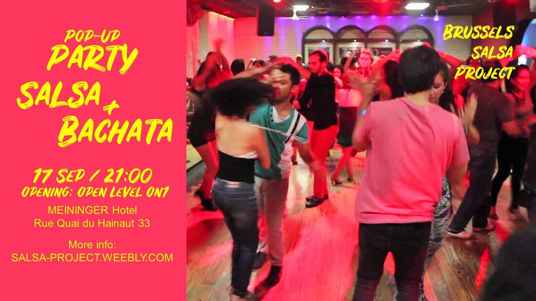 salsa bachata party soirée fête brussels bruxelles beginner improver intermediate débutants initié intermédiaire cours class dance danse social latin music musique nightlife hotel