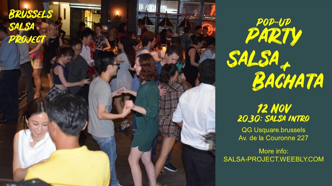 salsa bachata party soirée fête brussels bruxelles beginner improver intermediate débutants initié intermédiaire cours class dance danse social latin music musique nightlife usqare.brussels